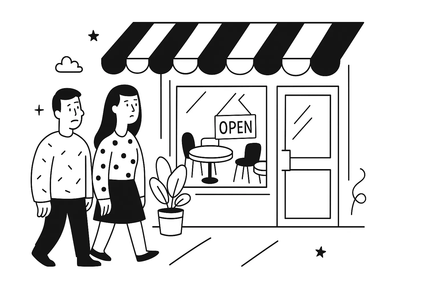 Converting visitors into customers